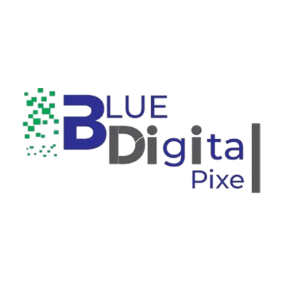 Blue Digital Pixel logo