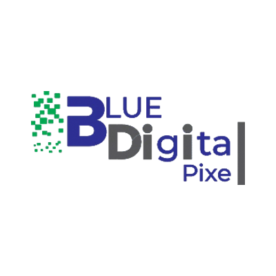 Blue Digital Pixel logo