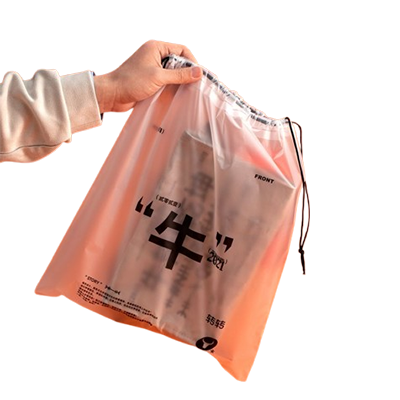 Clear Plastic Bag with Branding