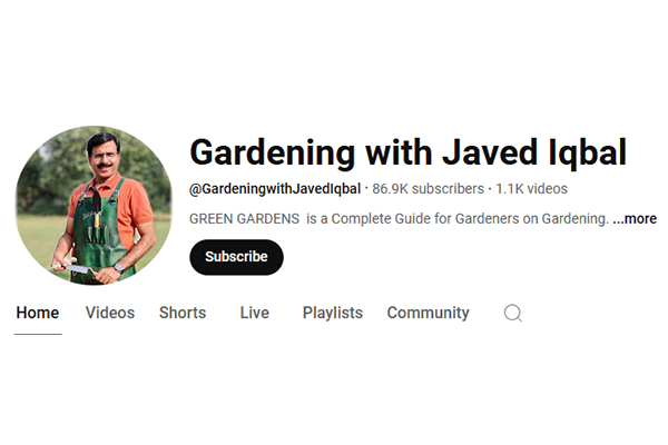 Gardening with Javed Iqbal logo