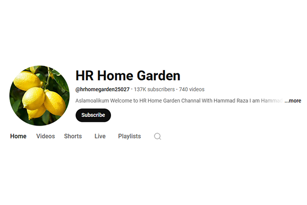 HR Home Garden logo