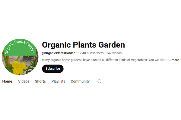 Organic Plants Garden  logo