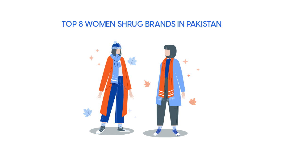 Top 8 Women Shrug Brands in Pakistan