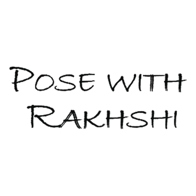 Pose with Rakhshi  logo