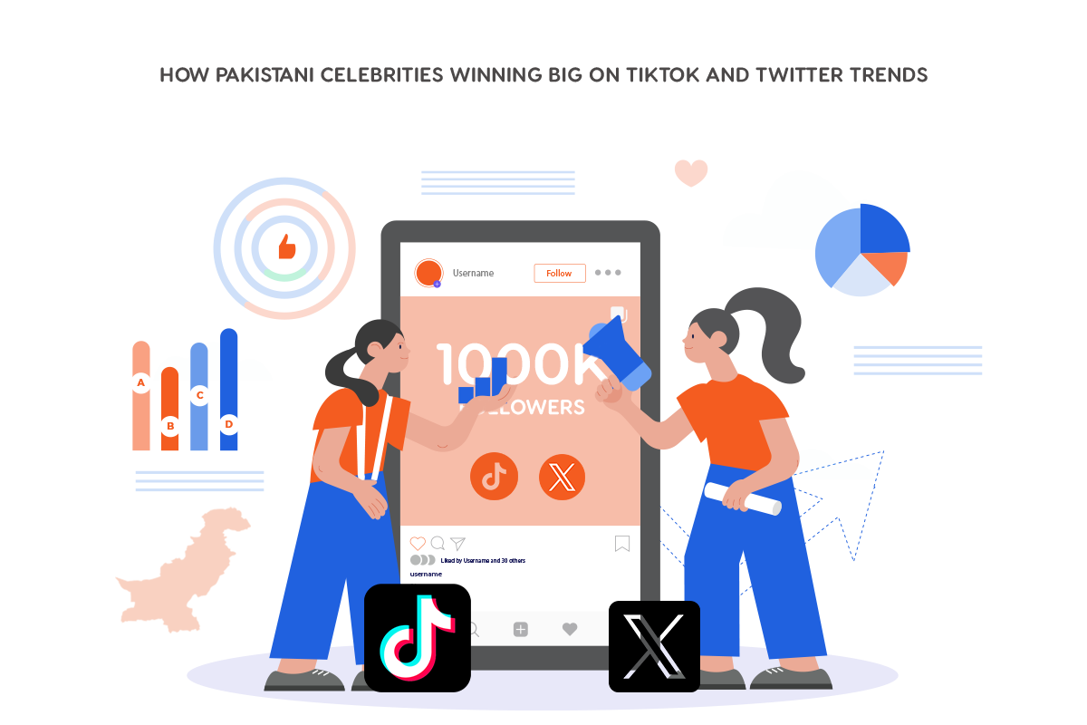 How Pakistani Celebrities Winning Big on TikTok and Twitter Trends